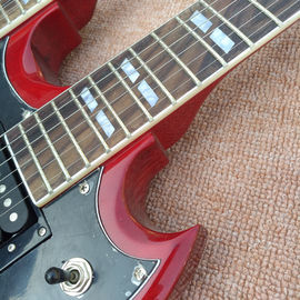 レッド EDS1275 カスタムショップ ダブル ネック エレクトリック ギター 6/12 弦 音楽楽器 卸売 サプライヤー