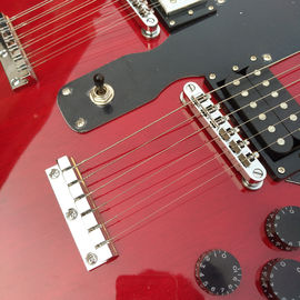 レッド EDS1275 カスタムショップ ダブル ネック エレクトリック ギター 6/12 弦 音楽楽器 卸売 サプライヤー