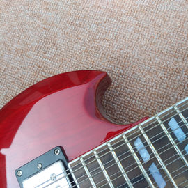 レッド EDS1275 カスタムショップ ダブル ネック エレクトリック ギター 6/12 弦 音楽楽器 卸売 サプライヤー