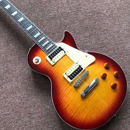 新しいスタンダードLP エボニー指板の電気ギター フレイム メイプルトップ 音楽楽器 サプライヤー