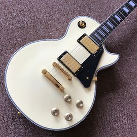 ギター録音ビデオ 評価 オーダーメイド マホーニ 黒かクリーム LP オーダーメイド 電気ギター 金属ハードウェア サプライヤー