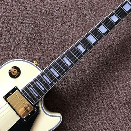 ギター録音ビデオ 評価 オーダーメイド マホーニ 黒かクリーム LP オーダーメイド 電気ギター 金属ハードウェア サプライヤー