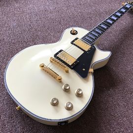 ギター録音ビデオ 評価 オーダーメイド マホーニ 黒かクリーム LP オーダーメイド 電気ギター 金属ハードウェア サプライヤー