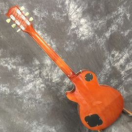 LP オーダーメイド エレクトリックギター 炎のメープルトップのヘッド&amp;ボディ サプライヤー