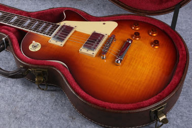 R9 ボス カスタム タイガー・フラーム メイプルトップ LP エレクトリック・ギター シルバー・ハードウェア サプライヤー