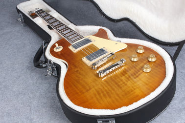 ソリッド メイプル LP 電動ギター トーン プロ ブリッジ 一品 身体と首 骨ナッツ 古いギター部品 サプライヤー