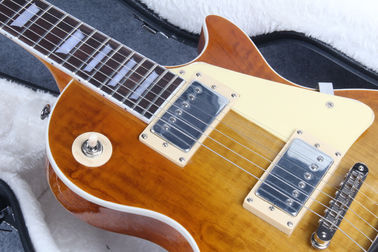 ソリッド メイプル LP 電動ギター トーン プロ ブリッジ 一品 身体と首 骨ナッツ 古いギター部品 サプライヤー