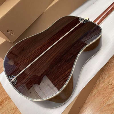 オーダーメイド 新品 全固木 サンバースト 41インチ Dタイプ アコースティックギター アバロン エボニー フィンガーボード サプライヤー