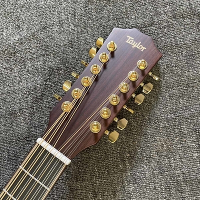 オーダーメイド 12弦 KOA ウッド テイラースタイル アコースティックギター グラスティング 完成体 マット ネック オープンチューナー サプライヤー