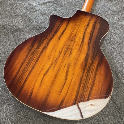 オーダーメイド 12弦 KOA ウッド テイラースタイル アコースティックギター グラスティング 完成体 マット ネック オープンチューナー サプライヤー