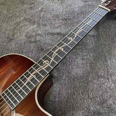 オーダーメイド 6弦 KOA ウッド テイラースタイル アコースティックギター グロッシング 完成体 マット ネック オープン チューナー サプライヤー