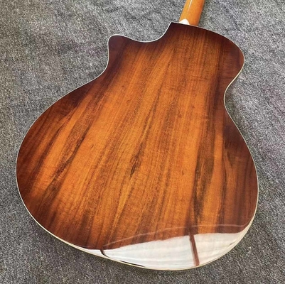 オーダーメイド 6弦 KOA ウッド テイラースタイル アコースティックギター グロッシング 完成体 マット ネック オープン チューナー サプライヤー