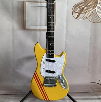 カスタムフェンダー Mustang Vintera II '70S コンペティション Mustang エレクトリックギター SS ピカップドットインレイ サプライヤー