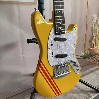 カスタムフェンダー Mustang Vintera II '70S コンペティション Mustang エレクトリックギター SS ピカップドットインレイ サプライヤー