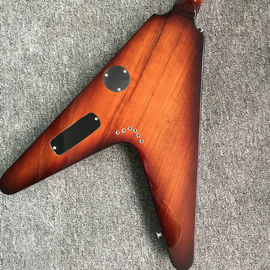 エメラルド 天然 フライングV 電動ギター 中国OEM カスタム ボディ フライングV ギター& キット サプライヤー