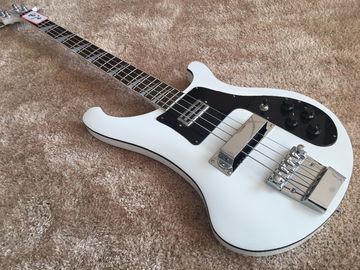 4弦ベースギターセット ネックシャークインレイ ローズウッド黒ABSバインドセット ネック RIC 4003ベースギター サプライヤー