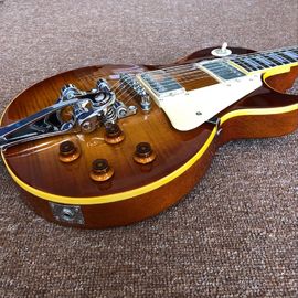 オーダーメイドショップ,タイガー・フラーム 1959年 R9 ブルーLP 標準 オーダーメイドジャズ 電気ギター,手作りギター,ローズウッドの指板ギター サプライヤー