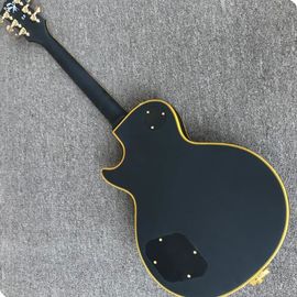グランド・LP・電球ギター ブラック・ビッグスビー 黄色いボディ・バインド 3つのピックアップ 黄金のハードウェア サプライヤー