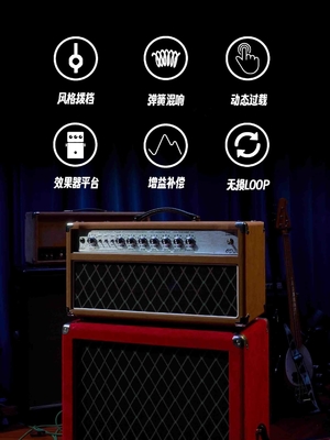 カスタムダムブルクローン 2025 オーバードライブリバー 50ワット ハンドワイヤードチューブ ヘッド スウェード ブルー JJチューブ 50W サプライヤー