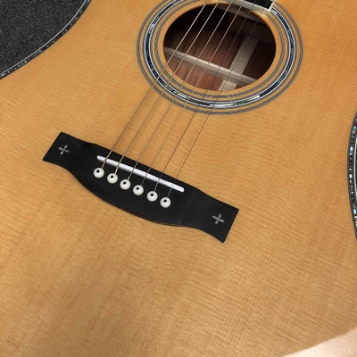 オーダーメイド 41 インチ J-45 ホンジュラス 木製アコースティックギター, SOLID BACK SIDE サプライヤー