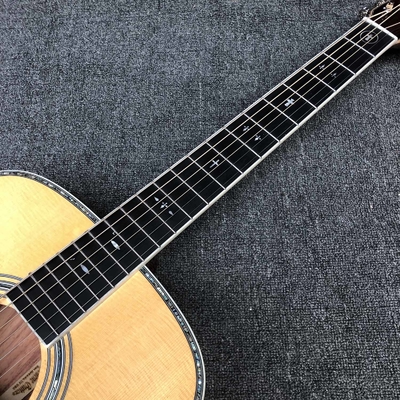 オーダーメイド 41 インチ J-45 ホンジュラス 木製アコースティックギター, SOLID BACK SIDE サプライヤー