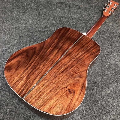 オーダーメイド 41 インチ J-45 ホンジュラス 木製アコースティックギター, SOLID BACK SIDE サプライヤー