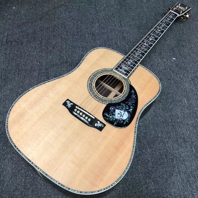 デラックス 固形ローズウッド 裏側 41 インチ D100aa タイプ スプルース 彫刻 アコースティック ギター アバロン インレイ サプライヤー