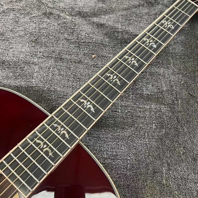 Custom Taylor Style 818 Body Deep Sunburst Solid Rosewood Back Side Acoustic Guitar X Bracing Bone Nut サプライヤー