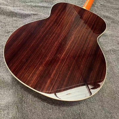 Custom Taylor Style 818 Body Deep Sunburst Solid Rosewood Back Side Acoustic Guitar X Bracing Bone Nut サプライヤー