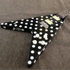 スタンダード ランディ・ローズ ギター ハープーン ポルカ・ドット フライングV スタンダード 電気ギター コレクション サプライヤー