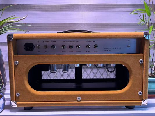 カスタムダムブルCLONE スチールストリングシンガーヘッド 20W 50W 100W スウェードブラウン色,グランドアンプ SSSモデル サプライヤー