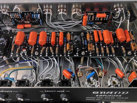カスタムダムブルCLONE スチールストリングシンガーヘッド 20W 50W 100W スウェードブラウン色,グランドアンプ SSSモデル サプライヤー