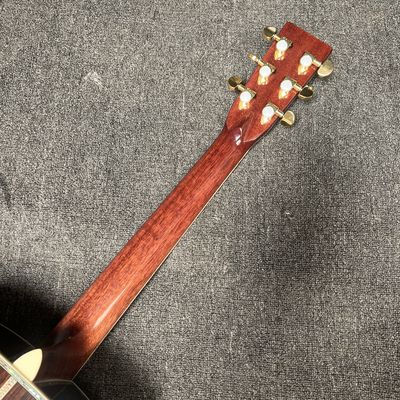 Custom M Style Solid Cedar Top D45caa Dreadnought Acoustic Guitar with Solid Rosewood Back Side, customized logo on headstock サプライヤー