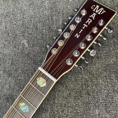 Custom M Style 12 Strings Solid Spruce Top Dreadnought Acoustic Guitar, Customized Logo on Headstock サプライヤー