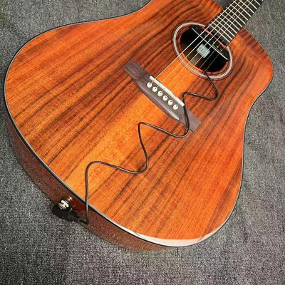 Custom Martin Style Dreadnought D-18AA All Solid KOA Wood Acoustic Guitar, Accept Guitar OEM サプライヤー