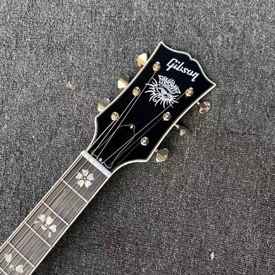 カスタム BOB DYLAN GIBSON スタイル SJ 200 アコースティック ギター (サンバースト、ココボロ バックサイド付き) サプライヤー