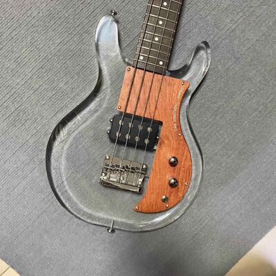カスタム ダン アームストロング 4 弦アクリル エレクトリック ベース メイプル ネック ローズウッド指板 w/H サプライヤー