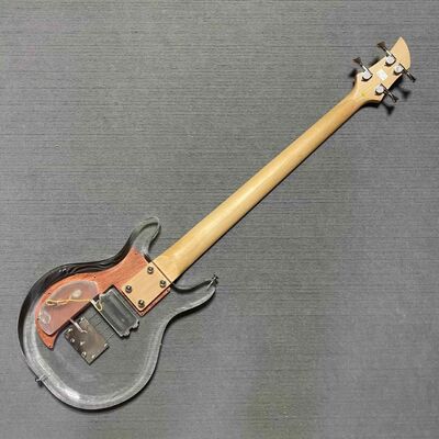 カスタム ダン アームストロング 4 弦アクリル エレクトリック ベース メイプル ネック ローズウッド指板 w/H サプライヤー