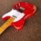 電気ギター,手作り 6 ストング 電気ギター 電気ギター 手作り レリクティブ 赤い色 マスター 製造 レリクティブ TL サプライヤー