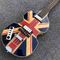 オーダーメイド イギリスの国旗 ホフナー バイオリン 4弦 電気ベース ギター BB2 アイコン シリーズ ホフナー 炎 メイプル ヴィンテージ CT バス サプライヤー