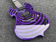 高品質の形状の電気ギター 紫色塗料の輪 黒のファニヤ ローズウッドの指板 送料無料 サプライヤー