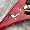 オーダーメイド エレクトリックギター 赤 新品 ダブルシェイク プリント 鳥の目 ゴールド ハードウェア オーダーメイド ロゴ サプライヤー
