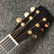 オーダーメイドのアクスティック・エレクトリック・ギター OM ボディ 丸体 固体 トップギター ローズウッド 指板 メガノン 裏側 EQ サプライヤー