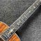 カスタム 12 弦 固体 KOA 木製 トップ ギター エボニー フィンガーボード リアル アバロン シェル 結合とインレイ 音響 電気 ギ サプライヤー
