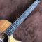 カスタム2021 新スタイル GPS14 角切角付き リアルアバロン インレイ KOA 木製アコースティックギター サプライヤー