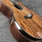カスタム オールソリッドKOA 木材 アコースティック・エレクトリック・ギター リアル・アバロン・バイディング エボニー・フィンガーボード ローズウッド バック・サイド・カットウェイ・アーム サプライヤー