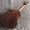 カスタム オールソリッドKOA 木材 アコースティック・エレクトリック・ギター リアル・アバロン・バイディング エボニー・フィンガーボード ローズウッド バック・サイド・カットウェイ・アーム サプライヤー